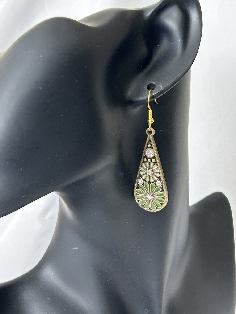 Lovely Boho Dangle Earrings Measures 2.25”